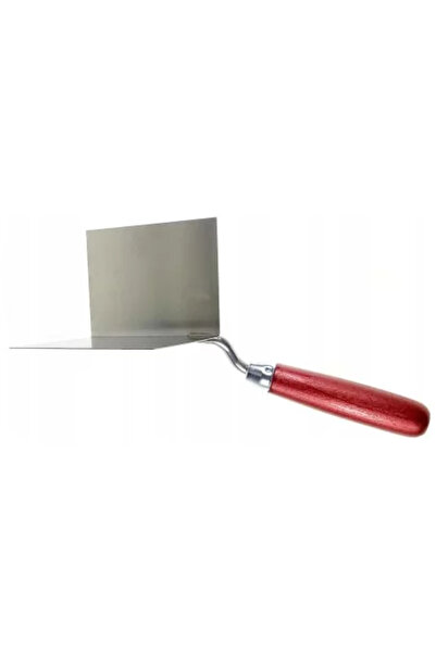 olejnik Σπάτουλα από ανοξείδωτο ατσάλι, Olejnik, Εξωτερική γωνία, 75 x 110 mm, Ξύλινη λαβή, Κόκκινη