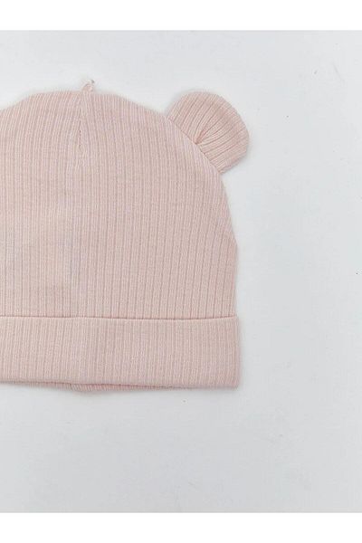 LC Waikiki Lcw Baby Baby Girl Beanie with Ear Detail 2-Piece (W5)
