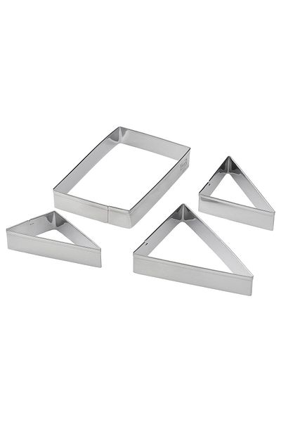 IKEA LÄTTBAKAD Cookie Cutter, Set of 4 Pieces, Stainless Steel