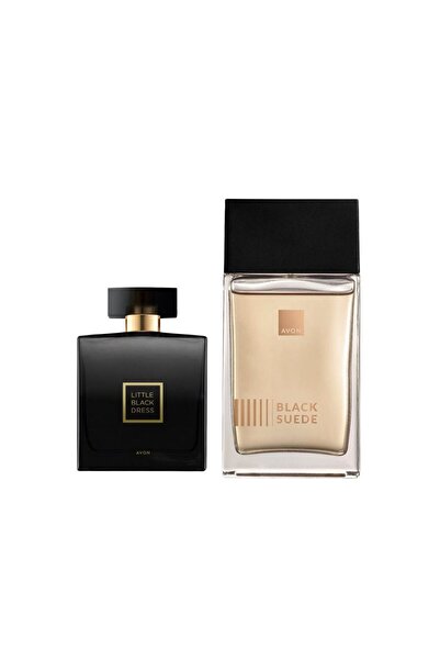 AVON SET EDP LITTLE BLACK DRESS 50 ML SI EDT BLACK SUEDE 100 ML,AVON