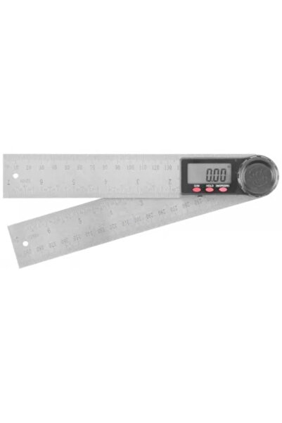 Strend Pro Echer digital pentru tâmplar, oțel inoxidabil, unghi reglabil, 200 mm