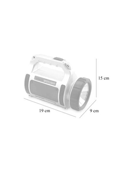 Strend Pro Lanterna SuperBright, 6 x kloboučkové LED, 3 x D,
