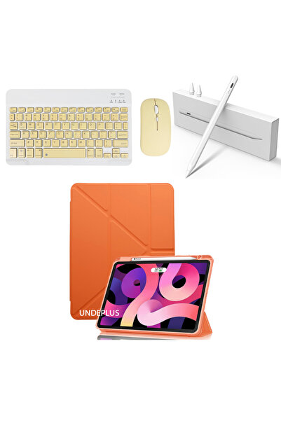 Covpor Apple iPad 10.NESİL 10.9 ve 11. NESİL A16 Uyumlu Origami Kılıf Turuncu...