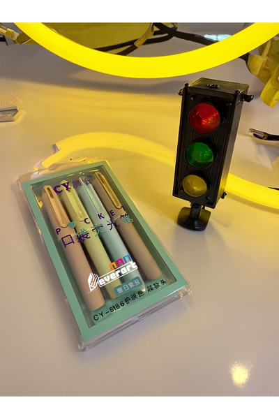 everart Fosforlu 4 Renk Fosforlu Kalem