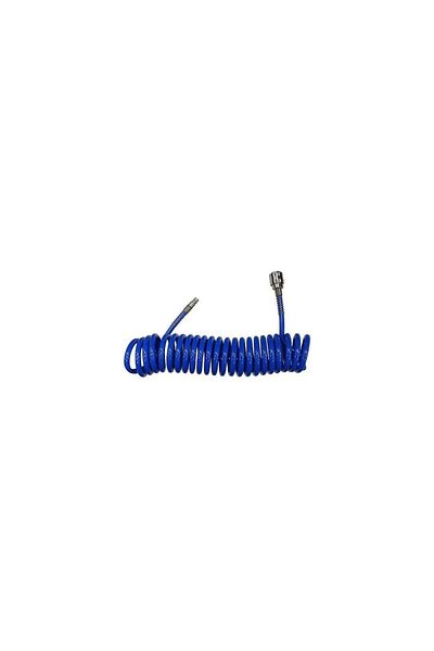 Strend Pro Furtun aer/presiune, spirala, PU, albastru, 3/8", 24 bar, 10 m, Strend Pro