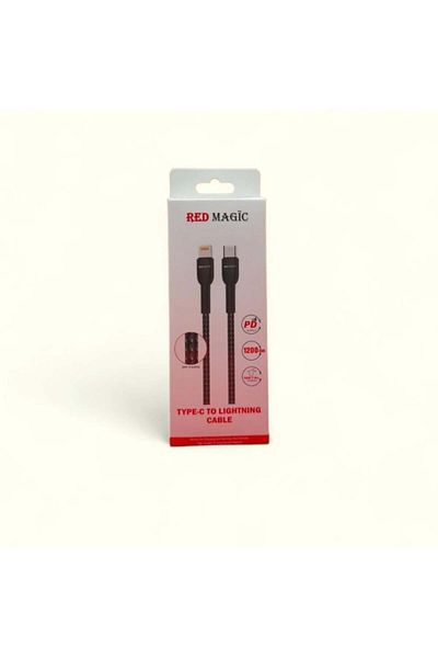 GENERAL Red Magic iPhone PD Type-C Cable, Cut and Bend Resistant Fabric