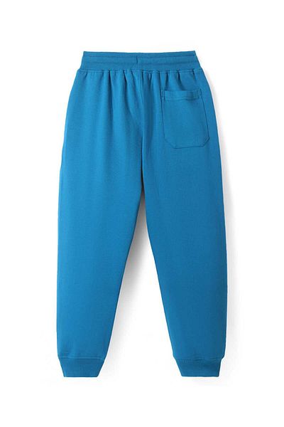 Pine kids Logo Printed Lounge Pants - Teal Blue