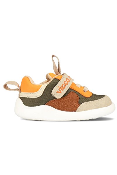 Kocamanlar Ayakkabı Vicco Trick First Step Baby Orthopedic Children's Sports Shoes Khaki