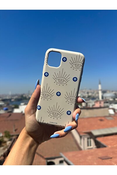 Mobildizayn VIVO Y22S Uyumlu Göz Desenli Telefon Kılıfı