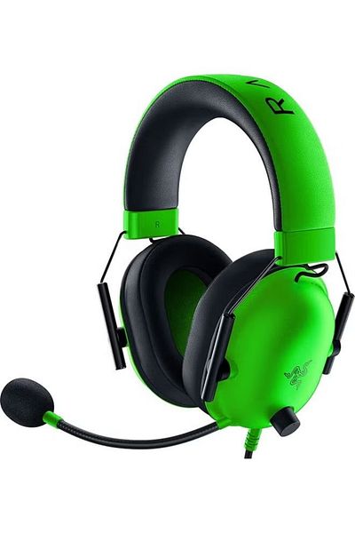 RAZER BlackShark V2 X - Green Multi-platform Wired Esports Headset - Green