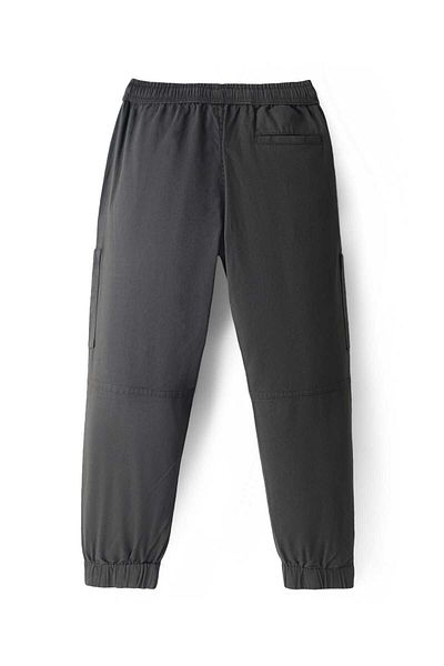Pine kids Cotton Elastane Woven Solid Color Trouser - Olive Green
