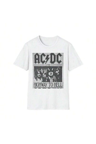 Vordevia Tricou imprimat ACDC de înaltă calitate