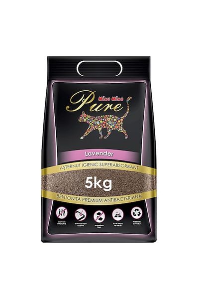 MIAU MIAU Set 4 x MIAU MIAU Pure Lavender Bentonite 5kg