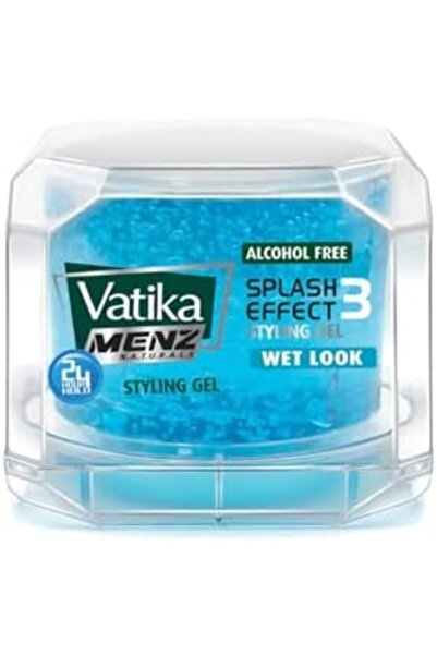 Vatika Naturals فاتيكا منز سبلاش 3 إفيكت جل تثبيت الشعر مظهر رطب 250 مل