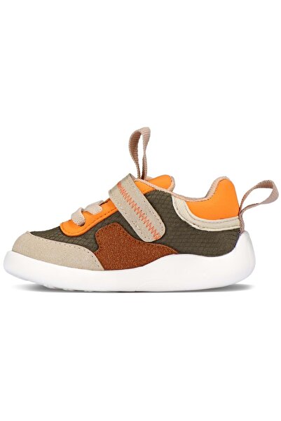 Kocamanlar Ayakkabı Vicco Trick First Step Baby Orthopedic Children's Sports Shoes Khaki