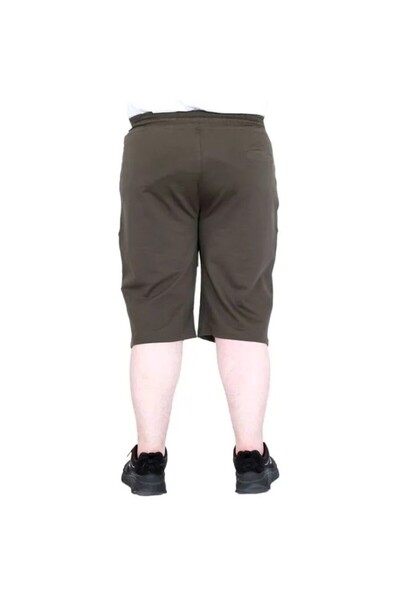 cusseli Plus Size Men's Shorts 2 Thread Piece U25504 Khaki