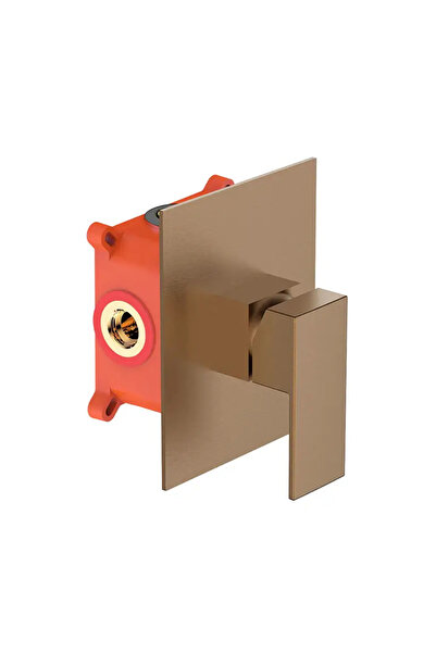 tradex خلاط دش مخفي بخط واحد باللون الذهبي الوردي من +TS