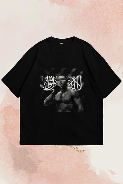 Grove Fashion Tricou oversize unisex cu imprimeu UFC islamic Makhachev