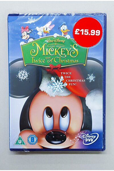 Disney 2004 Walt Mickey's upon Twice a Christmas DVD