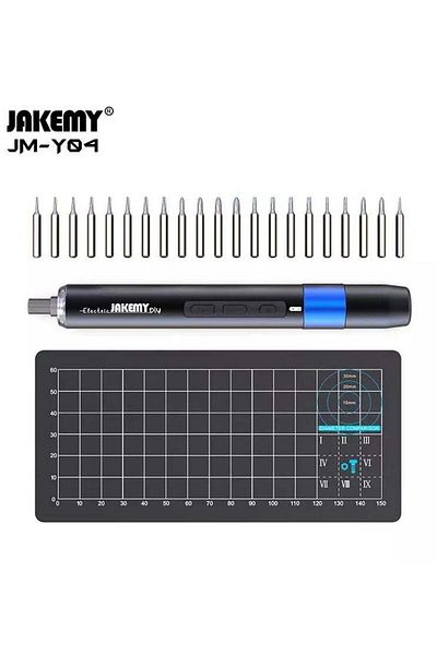 Jakemy مجموعة مفكات براغي كهربائية دقيقة JM-Y04، 25 في 1، وضع مزدوج، متعددة الوظائف