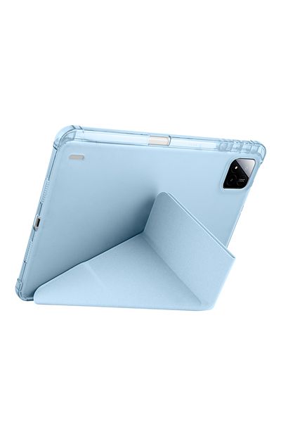 kılıffuarı Xiaomi Mi Pad 7 - 7 Pro 11.2 Inch 2025 Case Soft Tri Folding with Pen Compartment Stand Sleep Mode