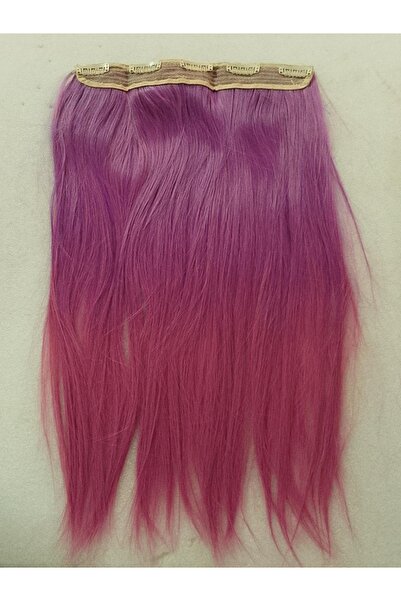 Generic Long hair for parties in purple colors