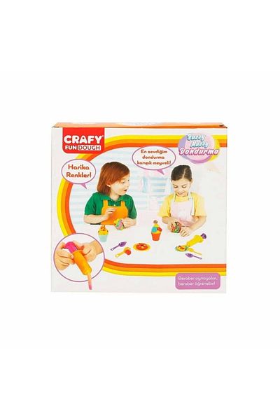 RBY Crafy Buzzy Muzzy Ice Cream Play Dough Set 200 g 22 Pieces