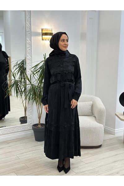 MissWhence Lace Black Dress 36816