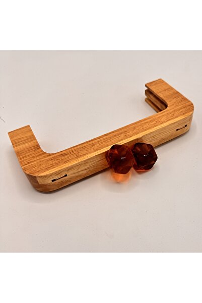 Aynalı Ahşap Burs Kehribar