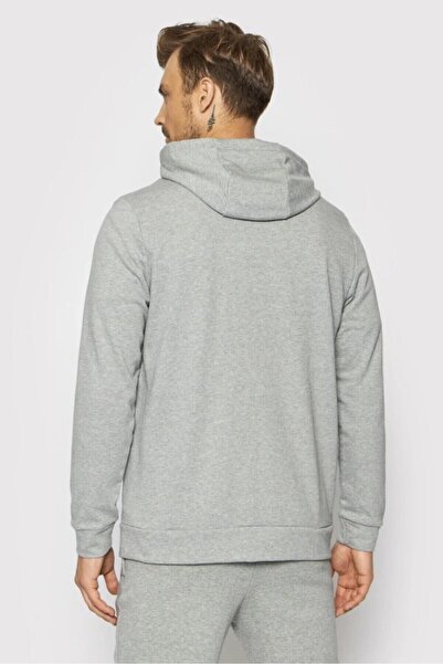 Nike Dri-FIT Full Zip Erkek Gri Kapüşonlu Sweatshirt