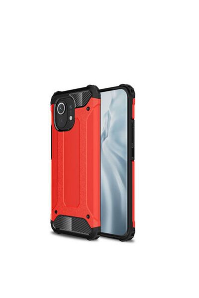 Paladyum Case Xiaomi Mi 11 Compatible Red Tank Case
