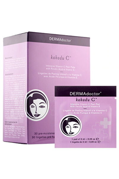 Dermadoctor ديرمادكتور كاكادو مناديل فيتامين سي المكثفه للتقشير وعلاج البشرة ...