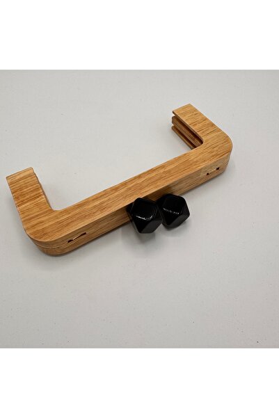 Aynalı Ahşap Burs Siyah