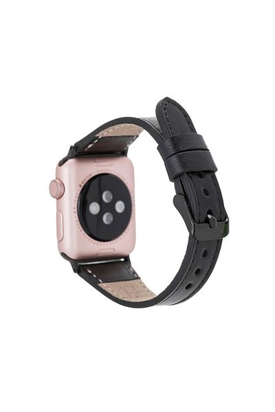 PLM Apple Watch Compatible Leather Cord 42-44-45mm Slim RST1