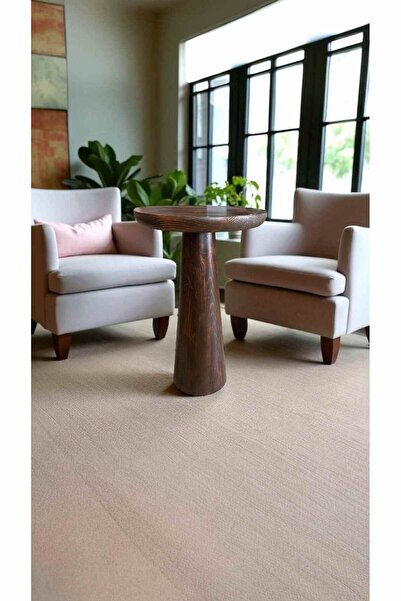 Simillo Home&Living Ceviz Renk Doğal Ahşap Mantar Yan Sehpa – Tekli Dekoratif...