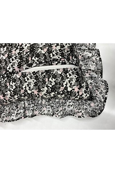 LILYUM Ψηφιακή τυπωμένη μαξιλαροθήκη με βολάν - 1 τεμάχιο