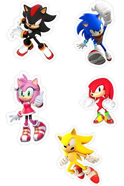 BatıDoğu Sonic Yenilebilir Cupcake ve Pasta Resim Baskı