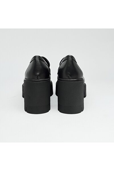 derinet Günlük Hakiki Deri Topuklu Kadın Ayakkabı