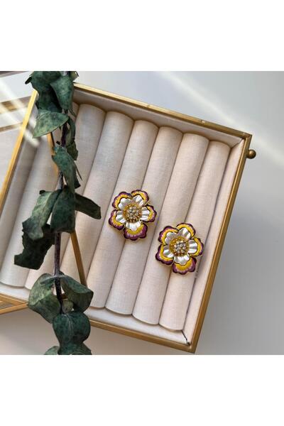 Alice İsstanbul Colorful Flower Earrings
