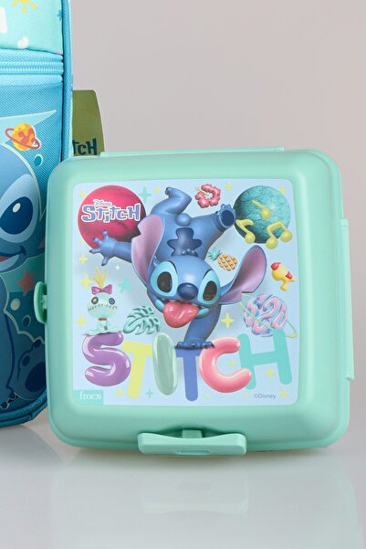 Stitch Dekomus Licensed Stitch "Galaxy Pop Collection" Thermo Lunch Box, Water Bottle