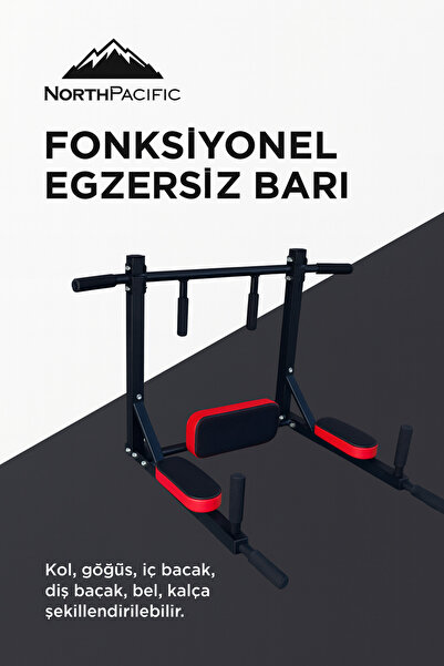 North Pacific Duvar tipi çok fonksiyonlu egzersiz istasyonu - Tüm Kas Grupları Tek Noktada!