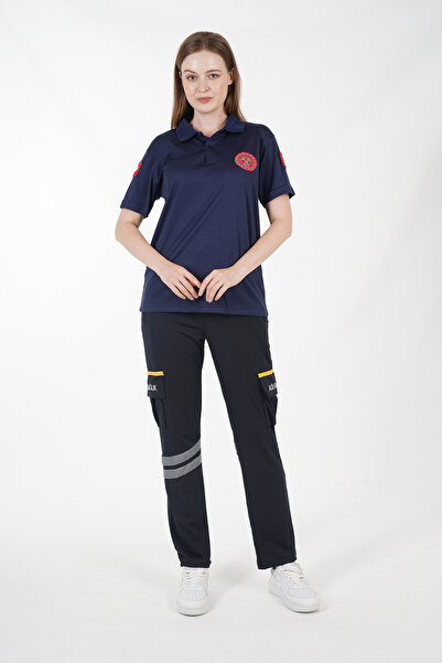 Ekg Medikal 112 Çağrı Merkezi Comfort Polo Yaka T-shirt (Unisex-Fileli kumaş)
