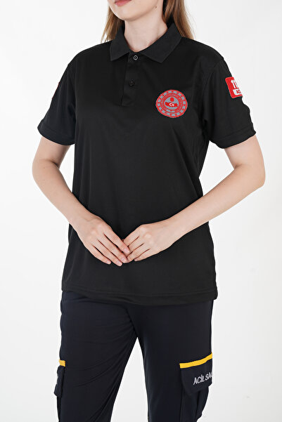 Ekg Medikal 112 Çağrı Merkezi Comfort Polo Yaka T-shirt (Unisex-Fileli kumaş)