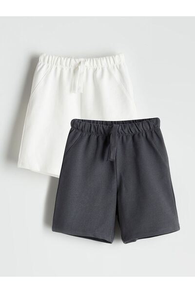 LC Waikiki New Season Elastic Waist Boys Shorts 2 Pack