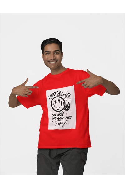 ArtYus ΑΝΔΡΙΚΟ/ΓΥΝΑΙΚΕΙΟ T-SHIRT I MATCH ENERY TRANSFER ΜΕ ΣΤΑΙΡΕΜΕΝΟ ΣΤΑΙΡΕΜ...