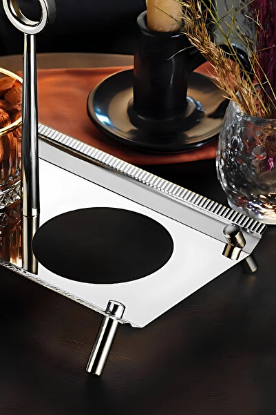 ÖzSa Home Anes 2-Piece Snack Bowl with Handles Treat Serving Bowl 18/10 Stainless Steel Elysia Bowl Treat Jam Bowl