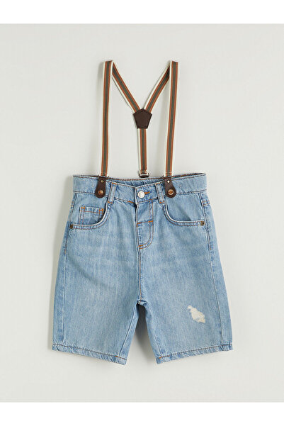 LC Waikiki Sort de blugi pentru băiat cu bretele sezon nou - S5I043Z1