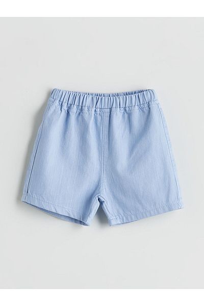 LC Waikiki Elastic Waist Baby Boy Jean Shorts