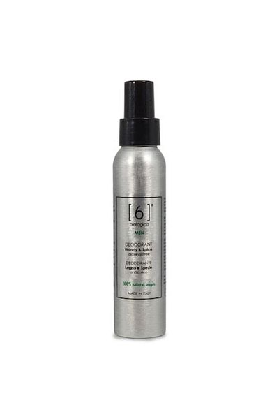 6biologico Deodorant bărbați 100ml - Woody & Spice, protecție 24h, vegan, fără alcool, 100%