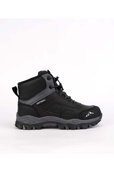Cool 25C.Alfa Black Elastic Anatomical Boy's Sports Boots